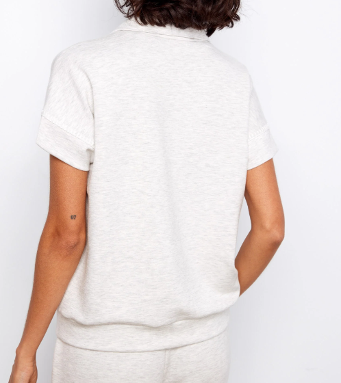 Soft Scuba Short Sleeve Half-Zip Top