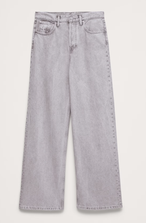 Mid-Rise Baggy-Straight Lightweight Jean